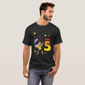 ブーム 私は5歳 女の子 誕生日 5歳の誕生日パーティー Tシャツ (正面フル)
