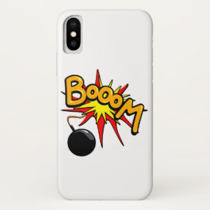 ブーム! iPhone X ケース