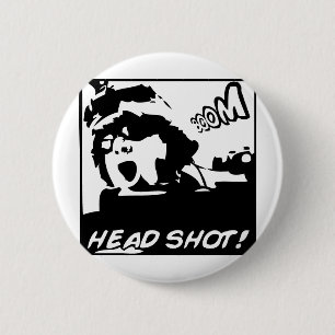 ブーム! Headshot! 缶バッジ