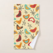 ブーメランと星 バスタオルセット (ハンドタオル)