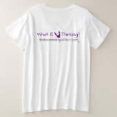 ブーメランの強さ、勇気、忍耐 プラスサイズTシャツ (デザイン裏面)