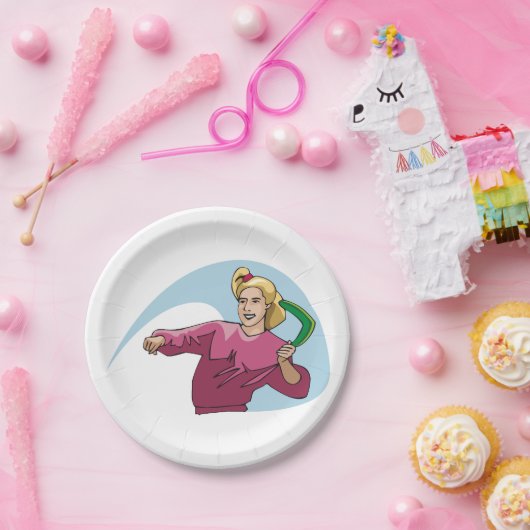 ブーメランを投げる ペーパープレート (パーティー)