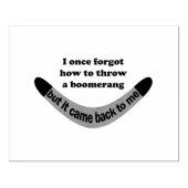 ブーメランジョーク ラバースタンプ (インプリント)