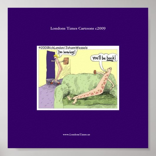 ブーメラン人間関係おもしろい漫画ポスター ポスター (正面)