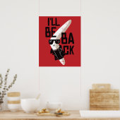 ブーメラン私はバックターミネーターパロディ ポスター (キッチン)