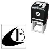 ブーメラン&イニシャル セルフインキングスタンプ (インサイチュ)