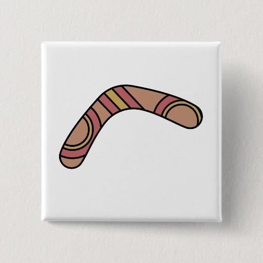 ブーメラン 缶バッジ (正面)