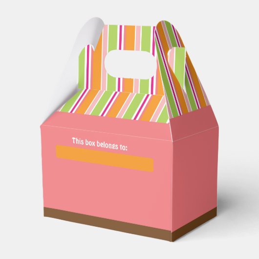 ブーモンサファリパーティーのストライプのお気に入りボックスを覗く フェイバーボックス (裏面サイド)