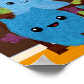 ブーモンスターベビーシャワーバナーPABCを覗く ポスター (角)