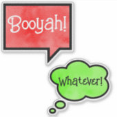 ブーヤ！何でも！ シール (正面)