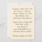 ブーライオンの誕生日パーティーの招待をのぞく 招待状 (裏面)