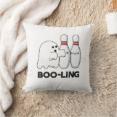 ブーリングおかしなハロウィーンボーリング幽霊パン クッション (ブランケット)