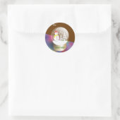 ブールアネージュスノーグローブエティケッツカデオ ラウンドシール (バッグ)