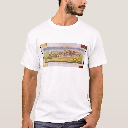 ブールジュおよび大学の眺め Tシャツ (正面)