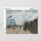 ブールバルドモンマルトルアットナイト～カミーユピサロ ポストカード (正面/裏面)