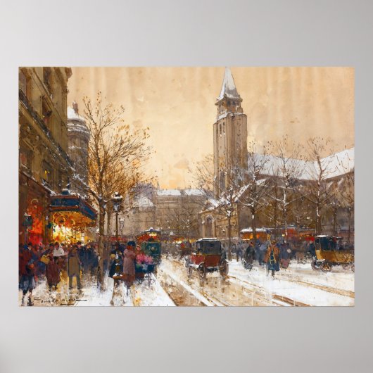 ブールバードサンジェルマンパリユージェーンガレンラロウ ポスター (正面)