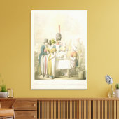 ブールバードデュテンプル、'Tableau de キャンバスプリント (インサイチュ (リビング))