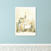 ブールバードデュテンプル、'Tableau de キャンバスプリント (インサイチュ (ウッドフロア))