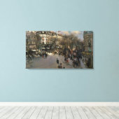 ブールバード・デ・イタリアン, c.1900 キャンバスプリント (インサイチュ (ウッドフロア))