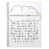 ブール演算を使い過ぎることは決してありません!(更新) ノートブック (正面)