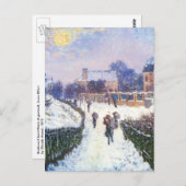 ブーレバードサンデニスアルジェンティーユバイクロードモネ ポストカード (正面/裏面)