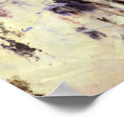 ブーレバードデカプシネズバイクロードモネファインアート ポスター (角)