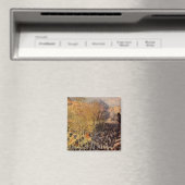 ブーレバードデカプシネズバイクロードモネファインアート マグネット (インサイチュ (食洗機))