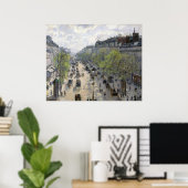 ブーレバードモンマルトル春パリカミーリピサロ ポスター (ホームオフィス)