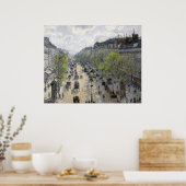 ブーレバードモンマルトル春パリカミーリピサロ ポスター (キッチン)