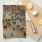 ブーレバールモンマルトル – エトゥワージュカミーリピサロ キッチンタオル (四つ折り)