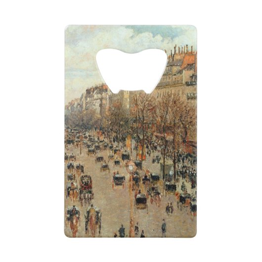 ブーレバールモンマルトル – エトゥワージュカミーリピサロ クレジットカード栓抜き (正面)