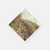 ブーレバールモンマルトル – エトゥワージュカミーリピサロ スタンダードカクテルナプキン (角)