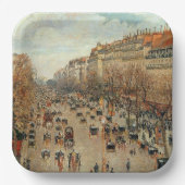 ブーレバールモンマルトル – エトゥワージュカミーリピサロ ペーパープレート (正面)