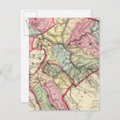 ブーン県・カナワ県の地図 ポストカード (正面/裏面)