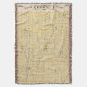 ブーン郡の地図 スローブランケット (正面縦)