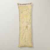 ブーン郡の地図 ボディピロー (裏面 (縦))