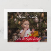 ブーン・ナターレ | あなたの写真 ポストカード (正面/裏面)