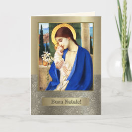 ブーン・ナターレ。ファインアートクリスマスカーイタリアンド シーズンカード