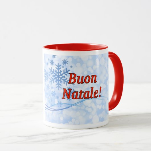 ブーン・ナターレ!rfでのメリークリスマスイタリアン マグカップ (正面右)
