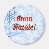 ブーン・ナターレ!rfでのメリークリスマスイタリアン マグネット (正面)