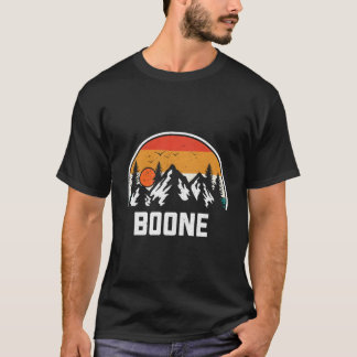 ブーン ノースカロライナ ノースカロライナ州 山 ハイキング Tシャツ