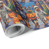 ブーヴィエデフランダレストリックオアトリートハロウィーン ラッピングペーパー (ロールコーナー)