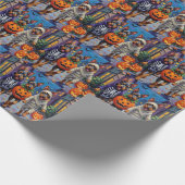 ブーヴィエデフランダレストリックオアトリートハロウィーン ラッピングペーパー (角)