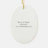 ブーヴィエデフランダレスドッグアートオーナメント セラミックオーナメント (裏面)