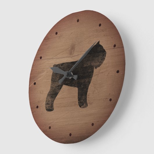 ブーヴィエデフランダースシルエット ラージ壁時計 (傾斜)