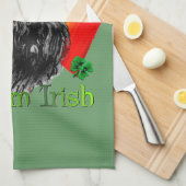 ブーヴィエデフランドリスSt patricks キッチンタオル (四つ折り)