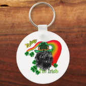 ブーヴィエデフランドリスSt patricks キーホルダー (正面)
