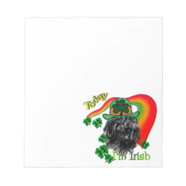ブーヴィエデフランドリスSt patricks ノートパッド