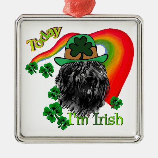 ブーヴィエデフランドリスSt patricks メタルオーナメント (正面)