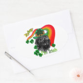 ブーヴィエデフランドリスSt patricks 楕円形シール (封筒)
